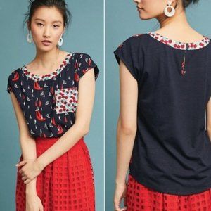 Anthropologie Porridge Petani Sailboat blouse XS
